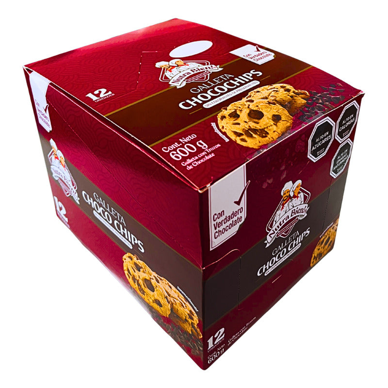 Galletas Choco Chips Con Trozos De Chocolate De Nutra Bien