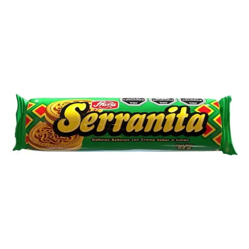 Galletas Serranita Fruna Sabor Vainilla - Caja Con 32 Unidad