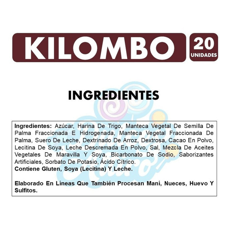 Obleas Kilombo, Marca Fruna - Paquete Con 20 Un. De 42g C/u.