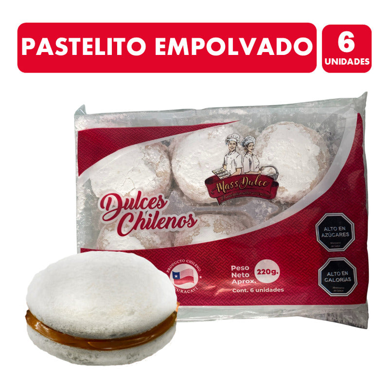 Pastel Artesanal Chileno Empolvado Curacavi (display 6 Un)