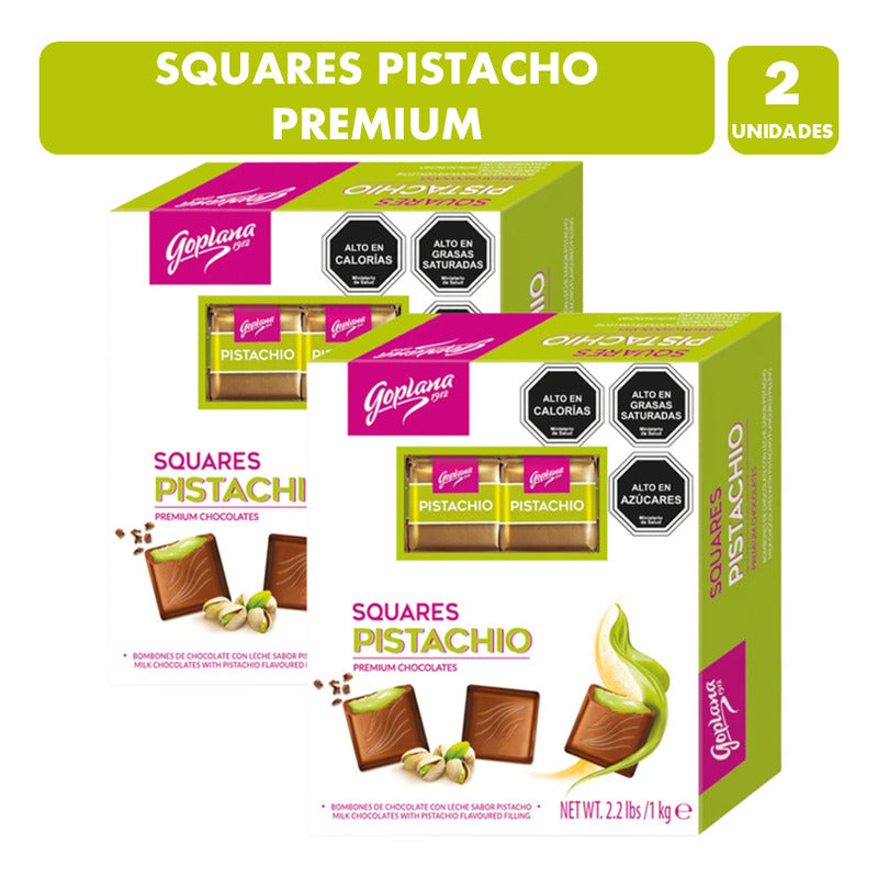 Chocolate Bombónes Premium Goplana Pistacho (pack 2 Un)