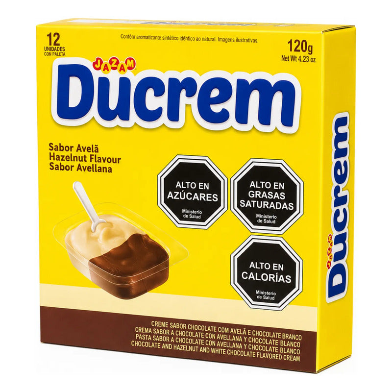 Ducrem Crema De Chocolate Con Avellana Y Chocolate Blanco