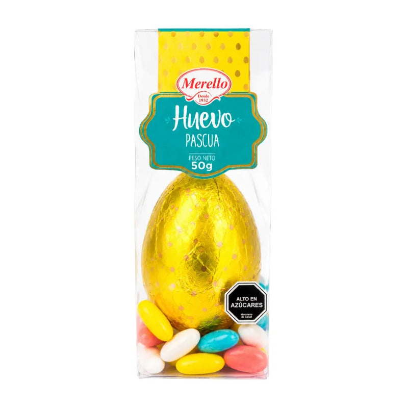 Huevitos De Pascua - Huevo Con Porotitos De Caramelo Merello