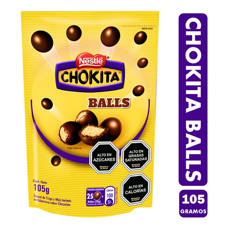 Chocolate Chokita Balls De Nestlé - Formato Doypack (105 Gr)