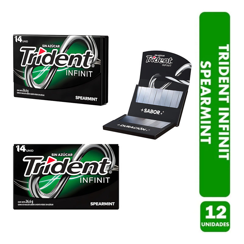 Chicle Trident Infinit Wowmint Display 12 Unidades
