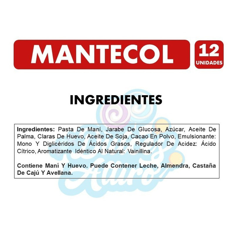 Pack Barra Mantecol 41 Gr (contiene 12 Unidades Por Display)