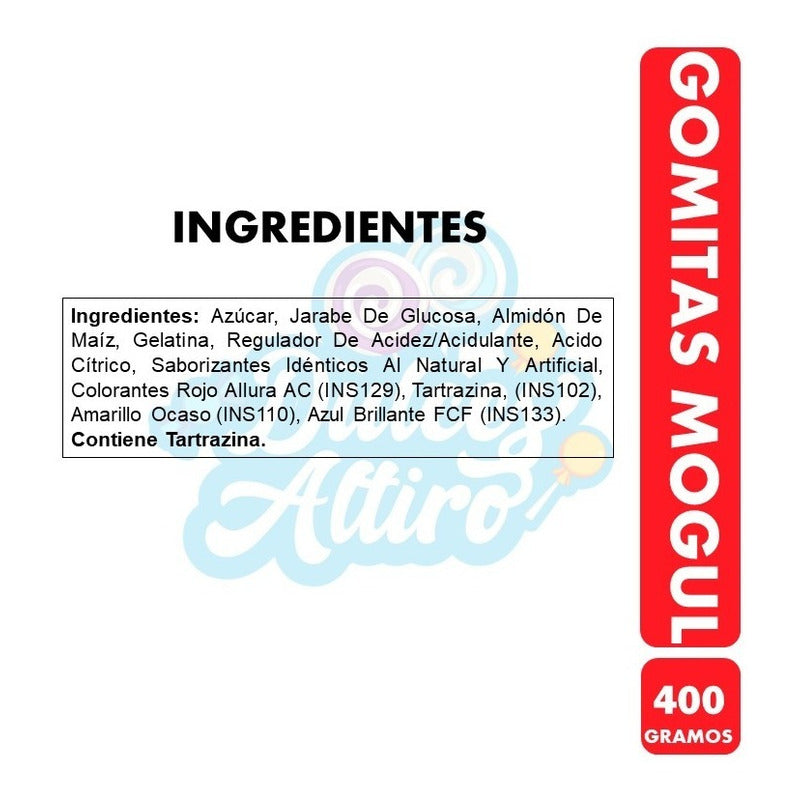 Mogul Gomitas De Arcor, Sabor Surtido - Bolsa De 400 Gramos.