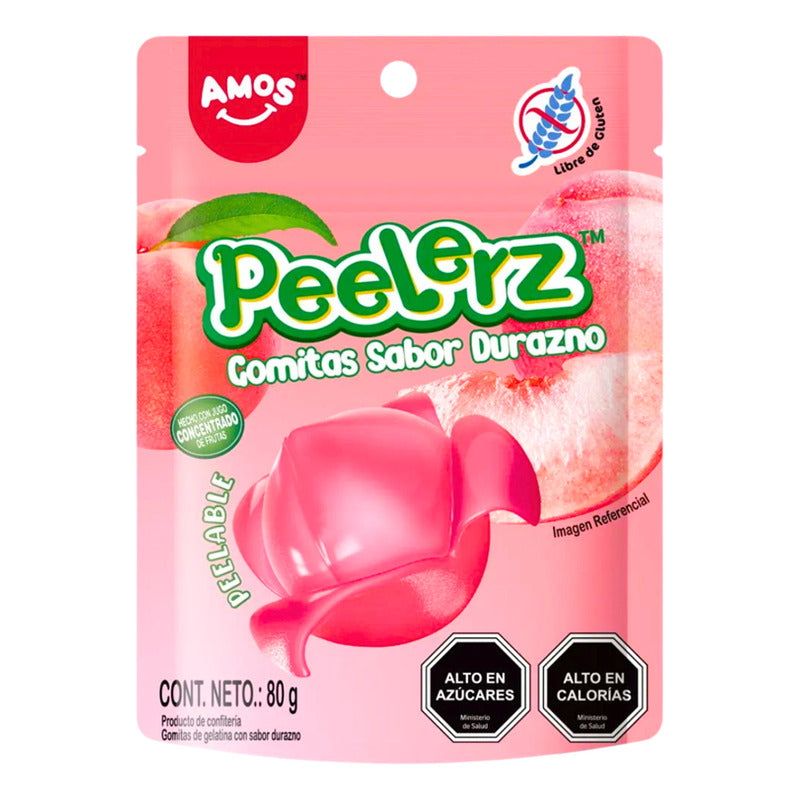Gomitas Virales Peelerz Durazno Pelables Sin Gluten De Amos