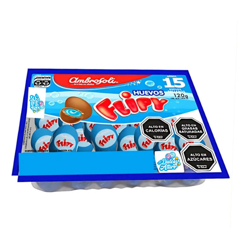 Huevos De Pascua Flipy - Sabor Frutal (bandeja Con 15 Uni)