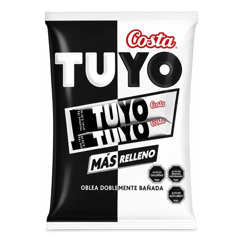 Oblea Costa Tuyo Con Crema De Maní - Bolsa Con 30 Unidades