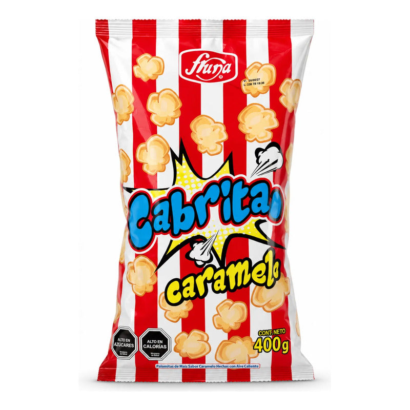 Cabritas Palomita De Maiz Sabor Caramelo - Bolsa 400 Gramos