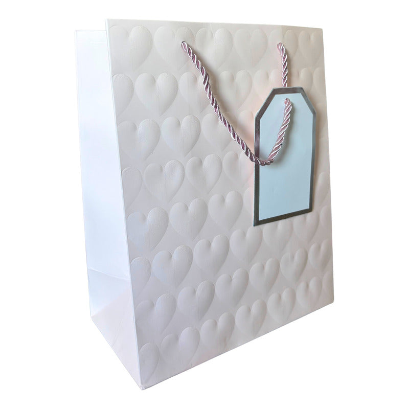 Bolsa De Regalo Corazones 3d 18x23 - Surtido Unitario Surtidos Corazones 3d