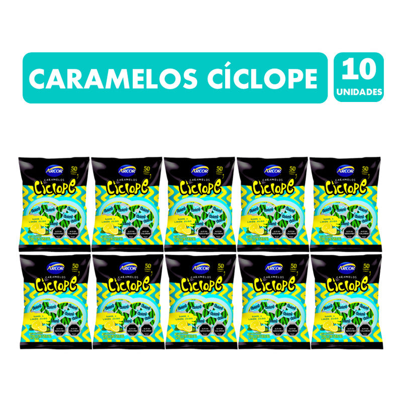 Dulces Para Halloween - Caramelos Cíclope (pack 10 Unidades)