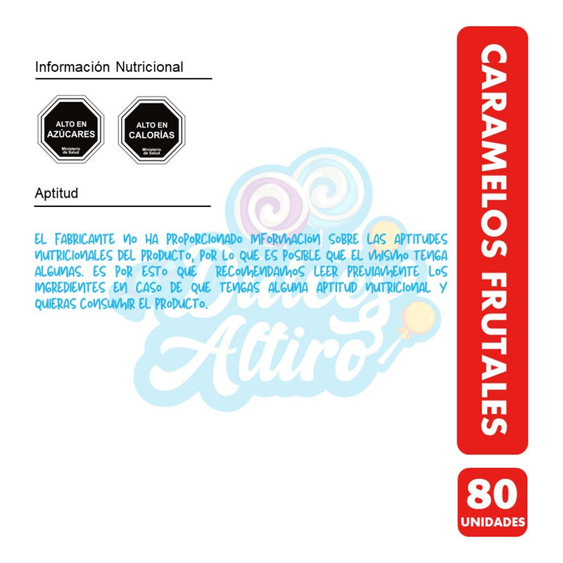 Dulces Halloween - Caramelos Ambrosoli Surtido (bolsa De 80)