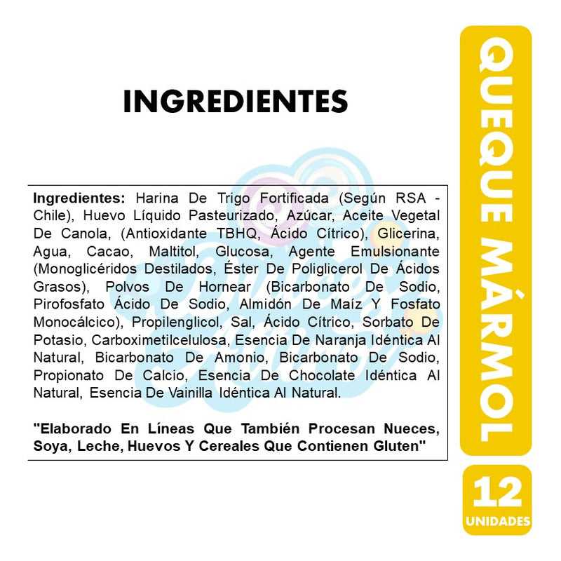 Queque Nutrabien Marmoleado Chocolate Naranja (caja Con 12u)