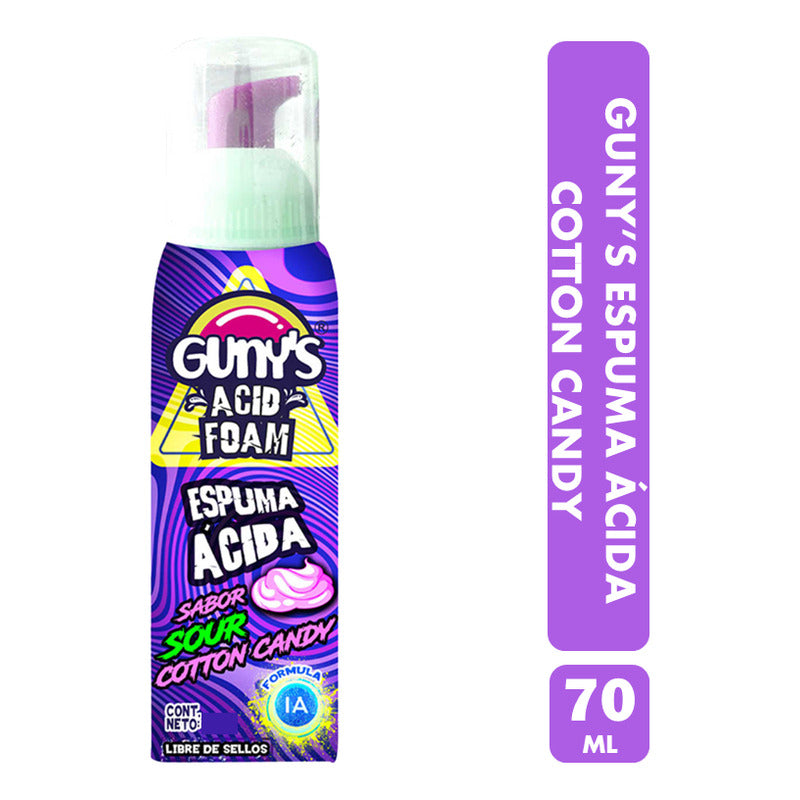Dulces Guny's Espuma Ácida Algodón De Azúcar Sinazucar(70ml)