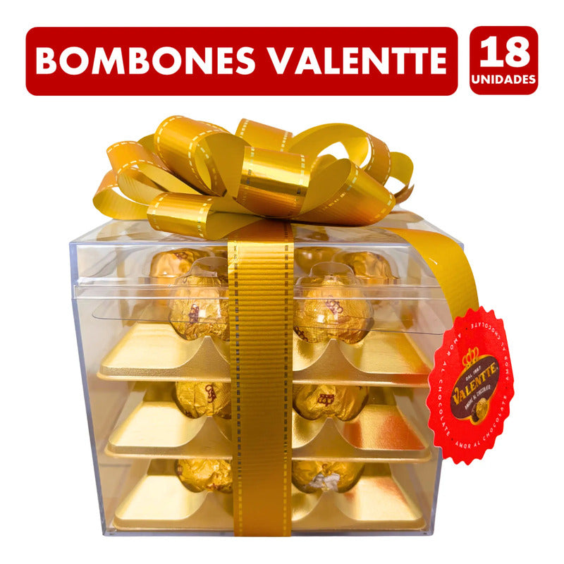Bombones En Caja De Regalo Valentte Especial Navidad (18u)