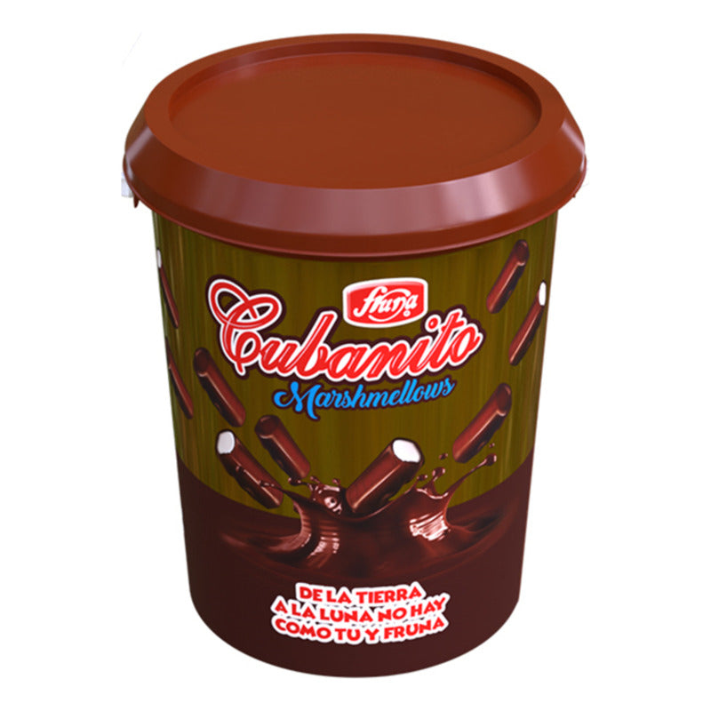 Balde De Cubanitos Fruna - Malvaviscos Bañados En Chocolate