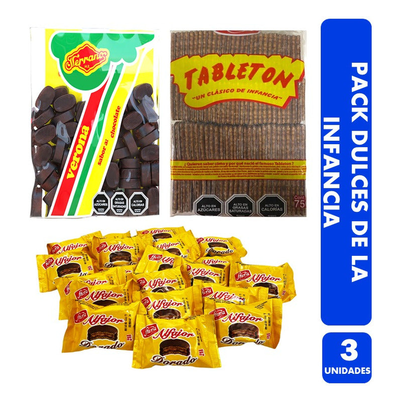 Pack De 100 Tabletones + 100 Chocolates + 20 Alfajores