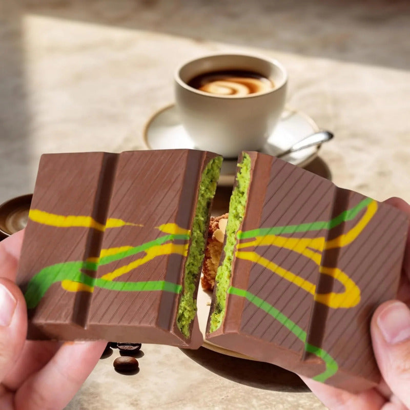 Chocolate Dubai Viral De Pistacho - Barra Viral (95 Gramos)