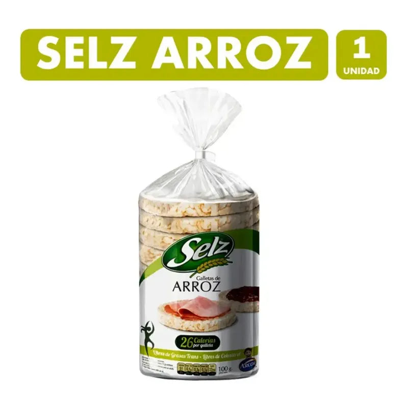Galletas De Arroz Selz Original De Arcor (100 Gramos)