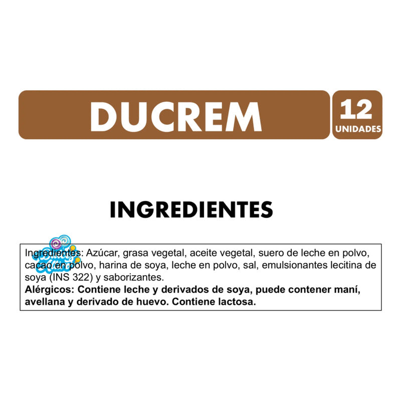 Ducrem Crema De Chocolate Con Avellana Y Chocolate Blanco