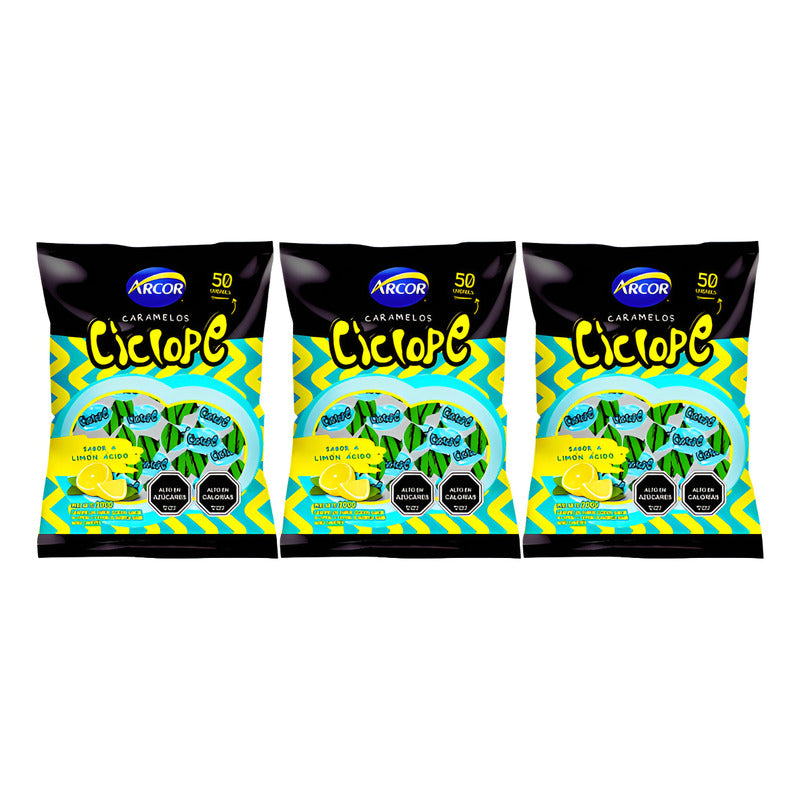 Dulces Para Halloween - Caramelos Cíclope (pack 3 Unidades)