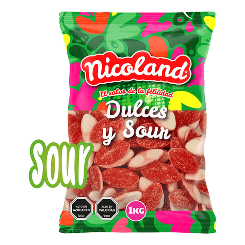 Gomitas De Besos Acidos - Gomitas De Besos 14f (bolsa De 1k)