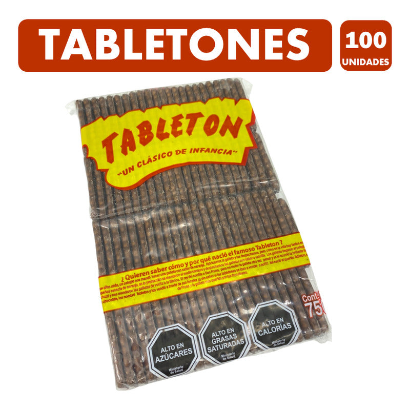 Tabletones - Formato Clásico De Infancia (bolsa Con 100 Un)