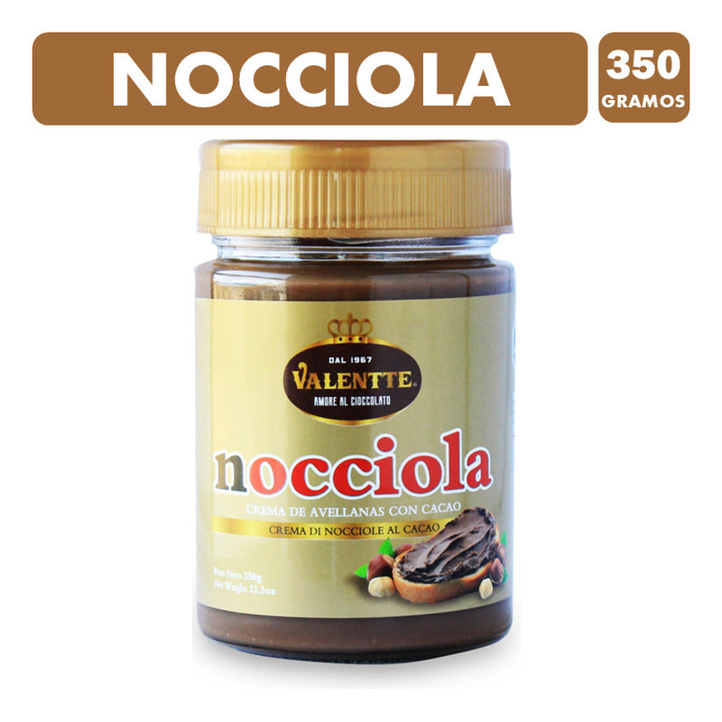 Nocciola - Crema De Avellanas En Frasco De Vidrio (350 Gr)