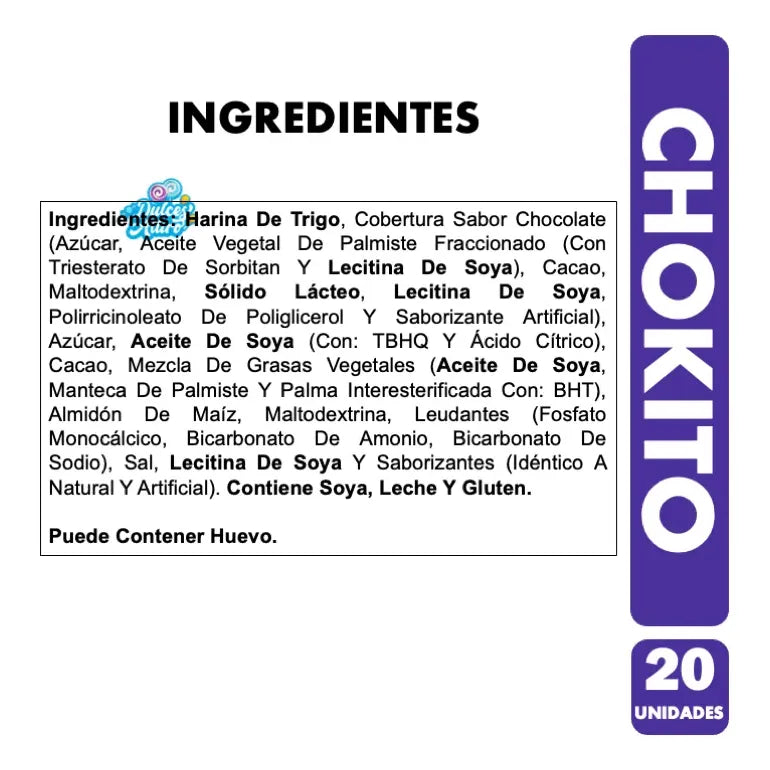 Chokita Versión Chokito Con Relleno Y Cobertura De Chocolate