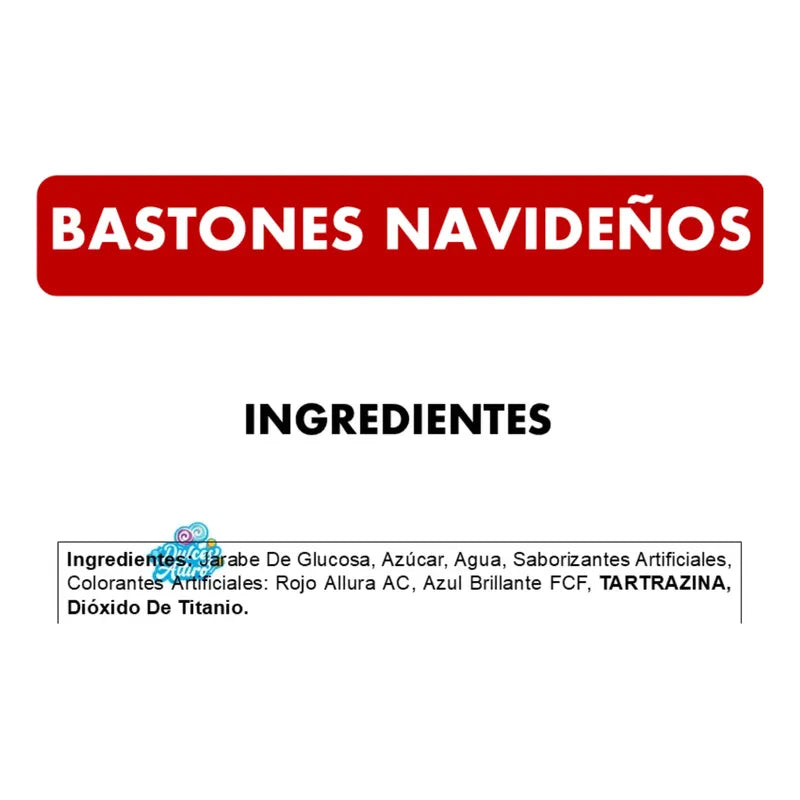 Bastones De Caramelo Para Navidad (pack De 4 Unidades)