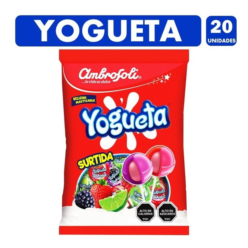 Yogueta Coyacs Surtidos Con Relleno Masticable(bolsa Con20u)