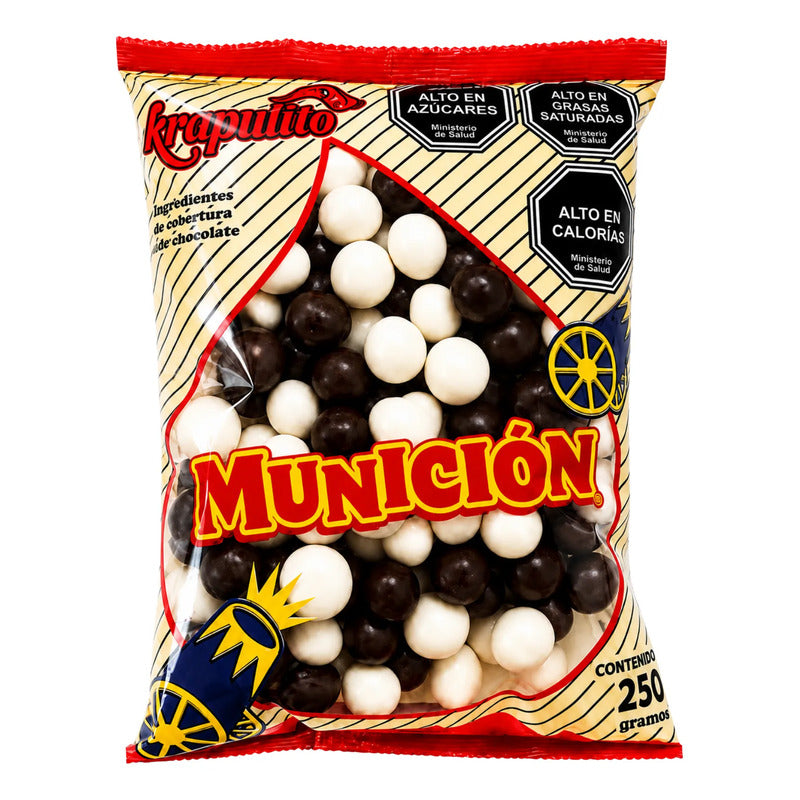 Bolitas Crocantes Mixtas Sabor Chocolate - Krapulito 250g
