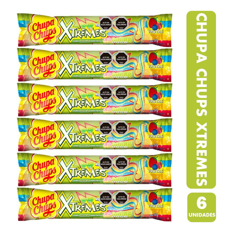 Gomitas Ácidas Xtremes - Sabores Frutales (pack 6 Unidades)