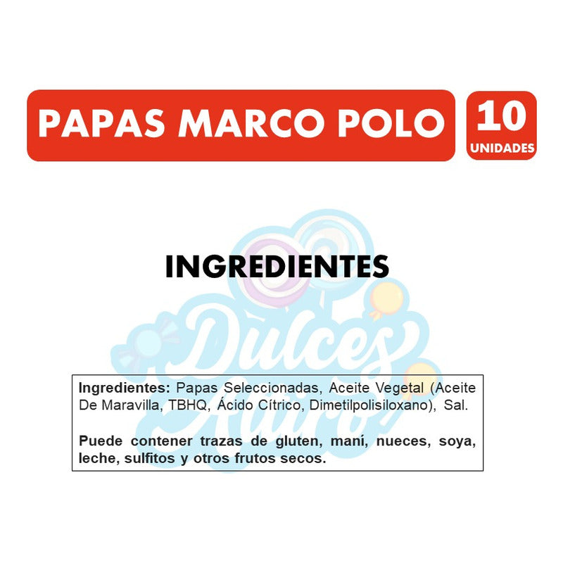 Papas Fritas Caseras De Marco Polo (pack Con 10 Unidades)
