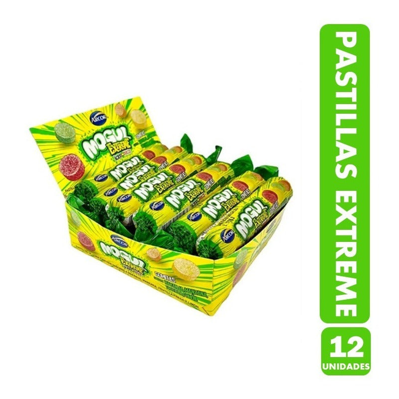 Mogul Extreme - Pastillas Gomitas Acidas (caja Con 12 Uni)