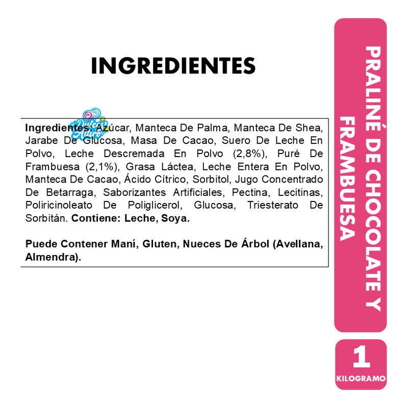 Bombones Pralines De Chocolate Y Frambuesa (bolsa 1 Kg)