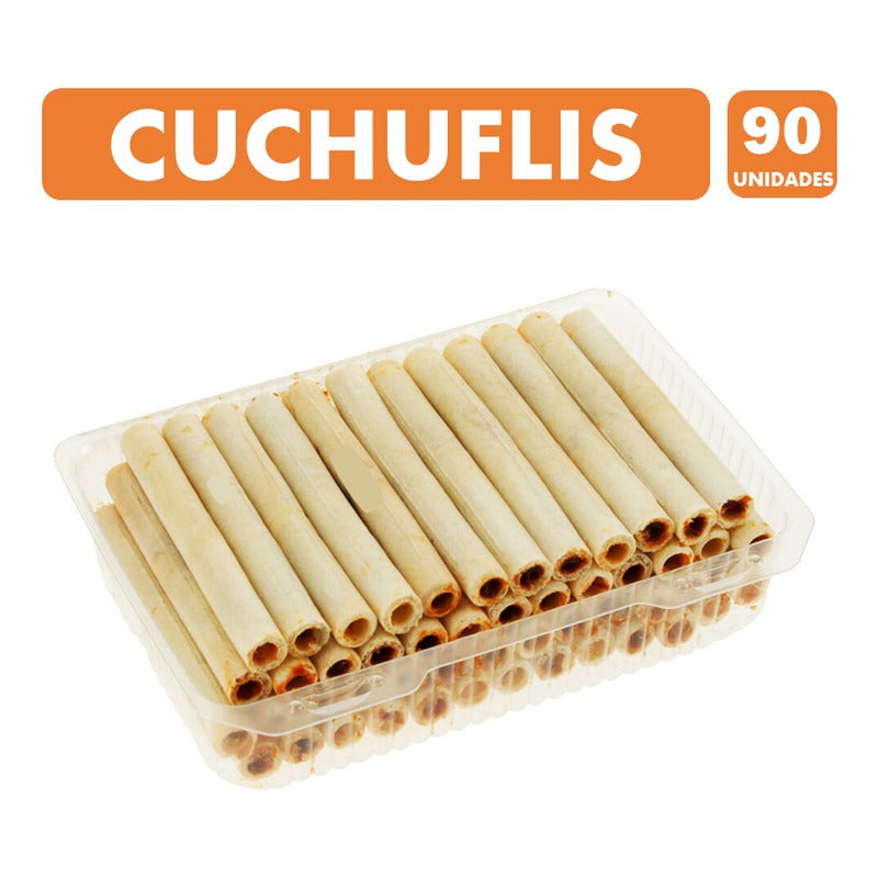 Cuchufli Relleno Manjar (90 Unidades)
