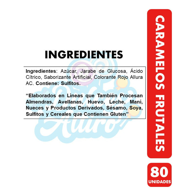 Dulces Halloween - Caramelos Ambrosoli Surtido (bolsa De 80)