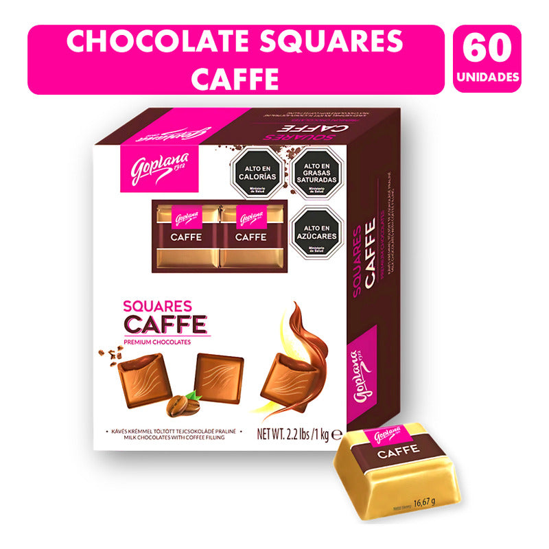 Bombones De Chocolate Relleno Sabor Café (caja Con 60 Uni)