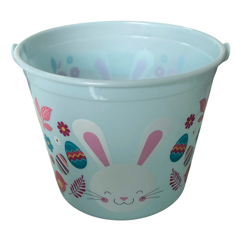 Balde Tipo Canasto Para Niño Para Huevitos De Pascua