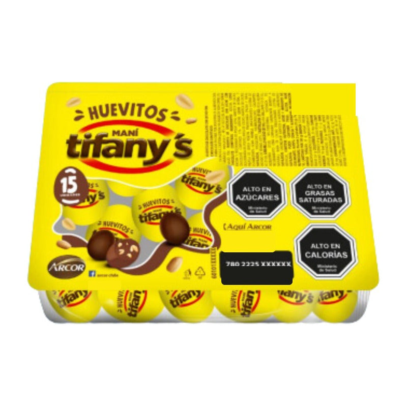 Huevitos De Chocolate De Tifanys Relleno Mani (caja Con 15u)