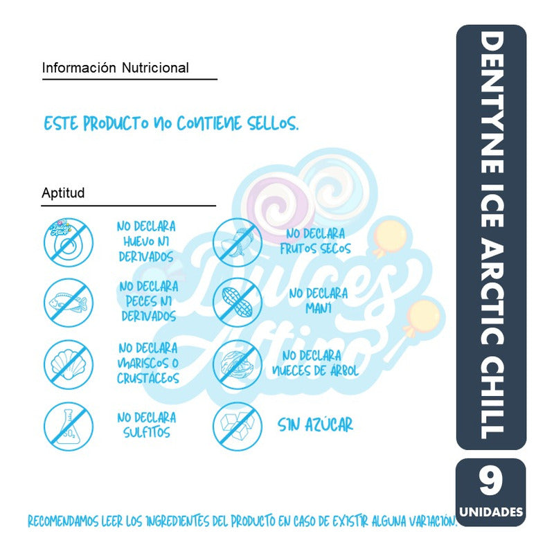 Dentyne Envase Negro - Libre De Azúcar (caja Con 9 Unidades)