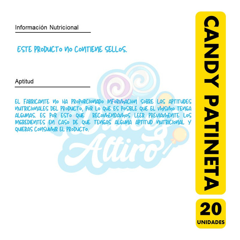Candy Patineta Mabú (display De 20 Unidades)