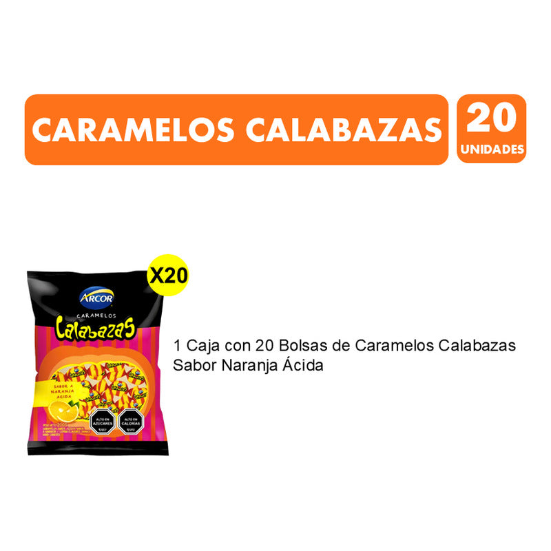Dulces Para Halloween - Caramelos Calabaza (por Mayor)