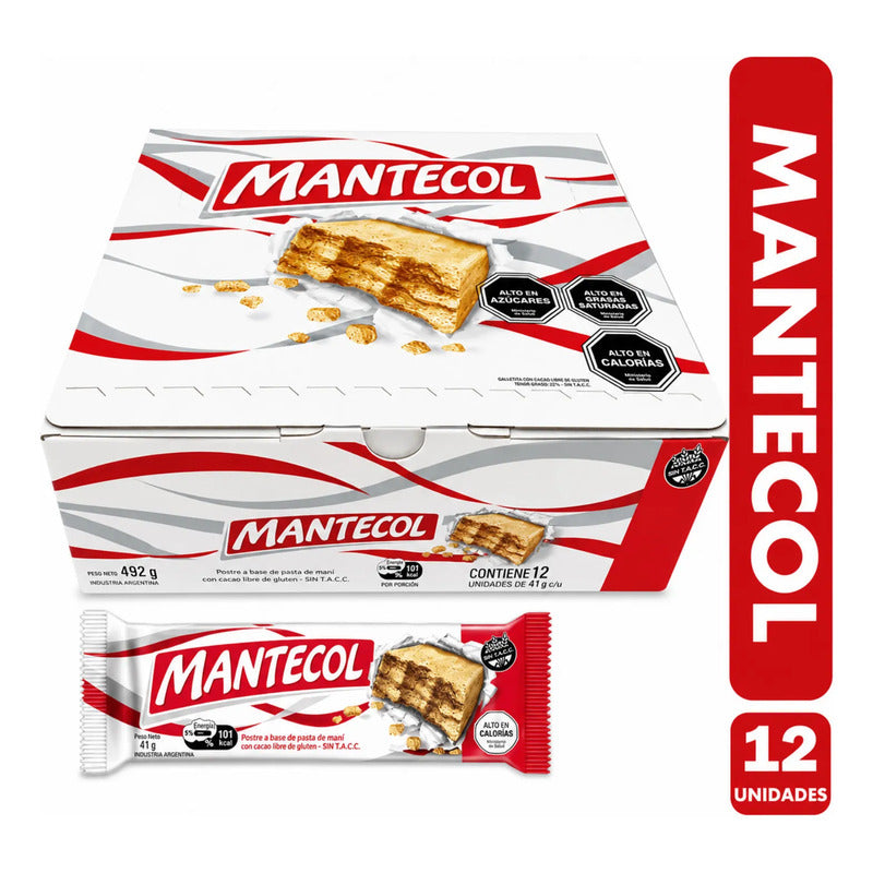 Mantecol Tradicional Barra Individual (caja Con 12 Unidades)