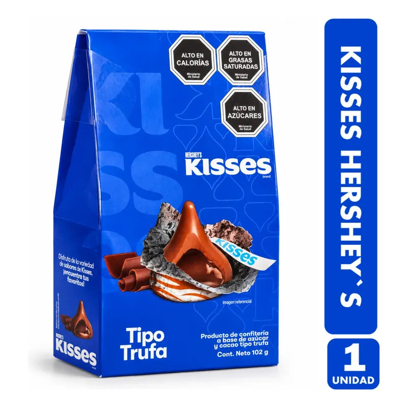 Chocolates Kisses Hershey`s Tipo Trufa Formato 102g