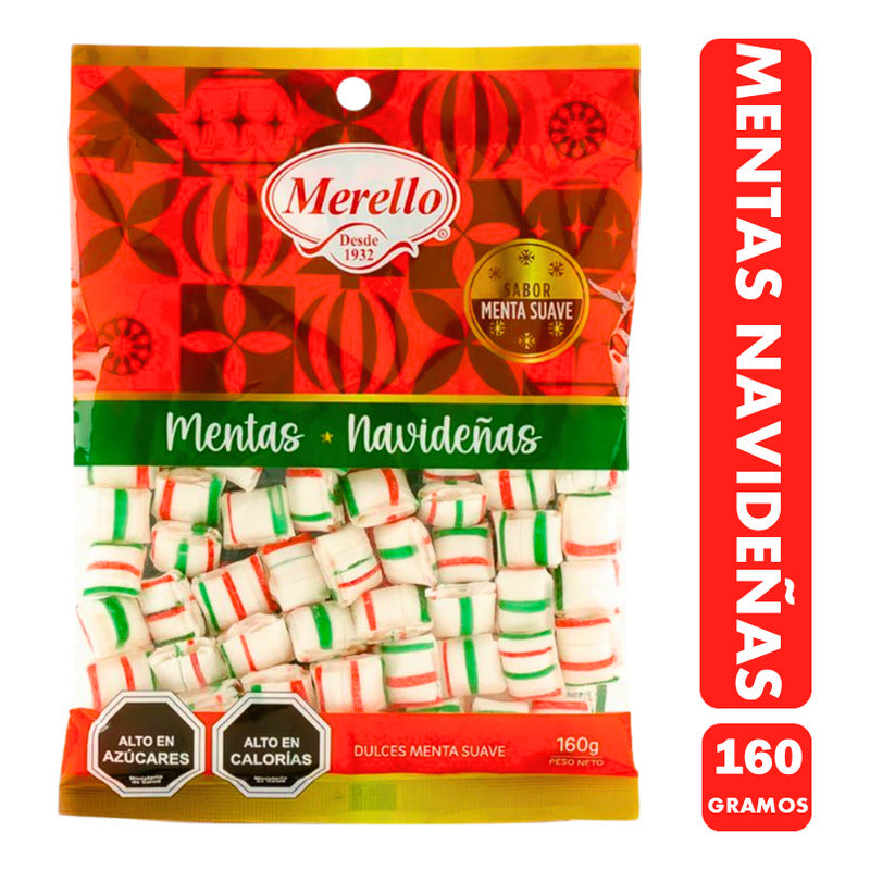 Dulces Para Navidad - Caramelos De Menta Suave De Merello