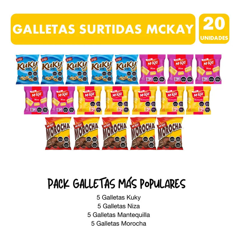 Pack Galletas Para Colación Mckay Especial Regreso A Clases